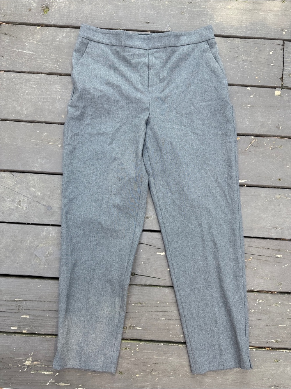 Banana Republic Women's Hayden Gray High Rise Ankle Dress Pants size 8